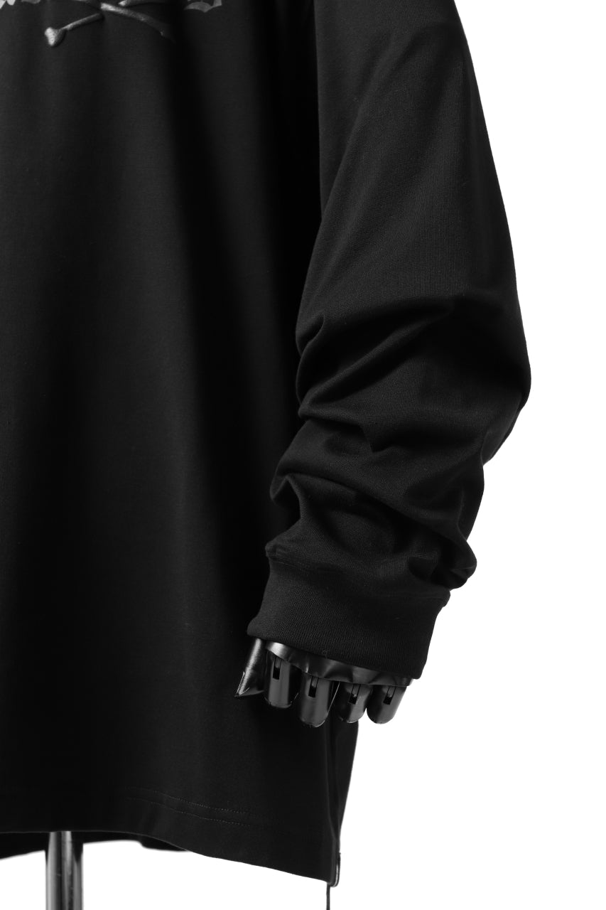 画像をギャラリービューアに読み込む, mastermind JAPAN BOXY-FIT LS / RUBBER AND FOAM PRINTED (BLACK)