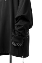 画像をギャラリービューアに読み込む, mastermind JAPAN BOXY-FIT LS / RUBBER AND FOAM PRINTED (BLACK)