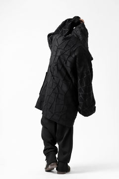 画像をギャラリービューアに読み込む, SOSNOVSKA TANGLED LINED JACKET (BLACK)