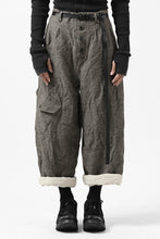 画像をギャラリービューアに読み込む, YUTA MATSUOKA buggy trousers / primitive wool (brown)