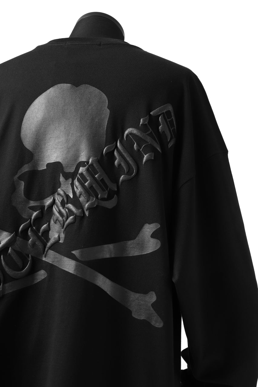 画像をギャラリービューアに読み込む, mastermind JAPAN BOXY-FIT LS / RUBBER AND FOAM PRINTED (BLACK)