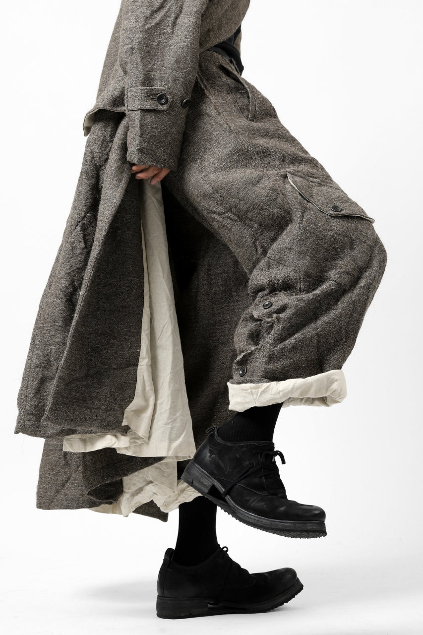 画像をギャラリービューアに読み込む, YUTA MATSUOKA buggy trousers / primitive wool (brown)