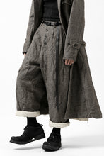 画像をギャラリービューアに読み込む, YUTA MATSUOKA buggy trousers / primitive wool (brown)