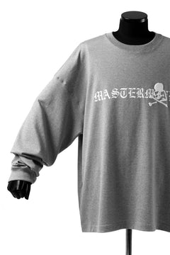 画像をギャラリービューアに読み込む, mastermind JAPAN BOXY-FIT LS / RUBBER AND FOAM PRINTED (GREY)