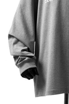 画像をギャラリービューアに読み込む, mastermind JAPAN BOXY-FIT LS / RUBBER AND FOAM PRINTED (GREY)