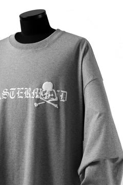 画像をギャラリービューアに読み込む, mastermind JAPAN BOXY-FIT LS / RUBBER AND FOAM PRINTED (GREY)