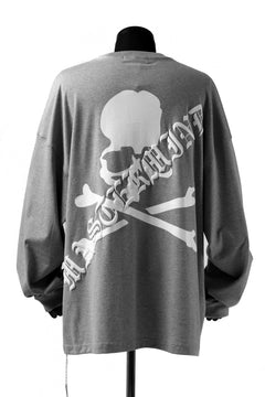 画像をギャラリービューアに読み込む, mastermind JAPAN BOXY-FIT LS / RUBBER AND FOAM PRINTED (GREY)
