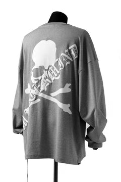 画像をギャラリービューアに読み込む, mastermind JAPAN BOXY-FIT LS / RUBBER AND FOAM PRINTED (GREY)