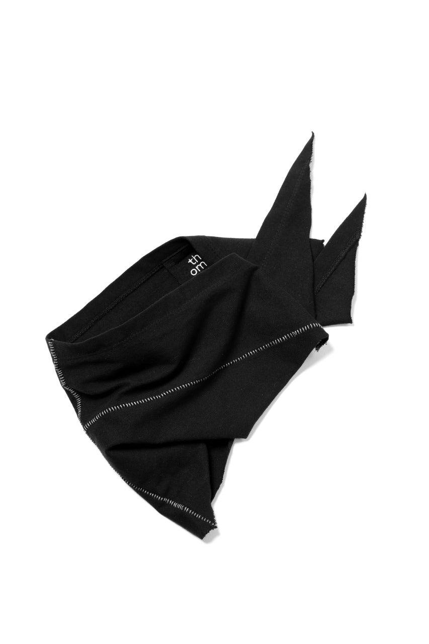 画像をギャラリービューアに読み込む, thomkrom JERSEY COVERED MASK / BANDANA (BLACK)