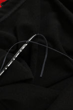 Load image into Gallery viewer, mastermind JAPAN COMBI PULLOVER TOPS / CHECK SHIRT SLEEVE (BLACK x RED)