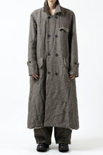 画像をギャラリービューアに読み込む, YUTA MATSUOKA double-breasted long coat / primitive wool (brown)