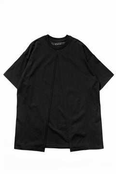 画像をギャラリービューアに読み込む, A.F ARTEFACT "OVERLAP" LAYERED LOOSEY TOPS (BLACK)