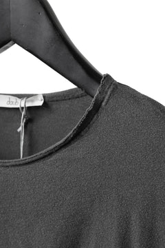 Load image into Gallery viewer, daub CHEST POCKET LONG SLEEVE CUT SEWN / COLD DYED JERSEY (GREY)