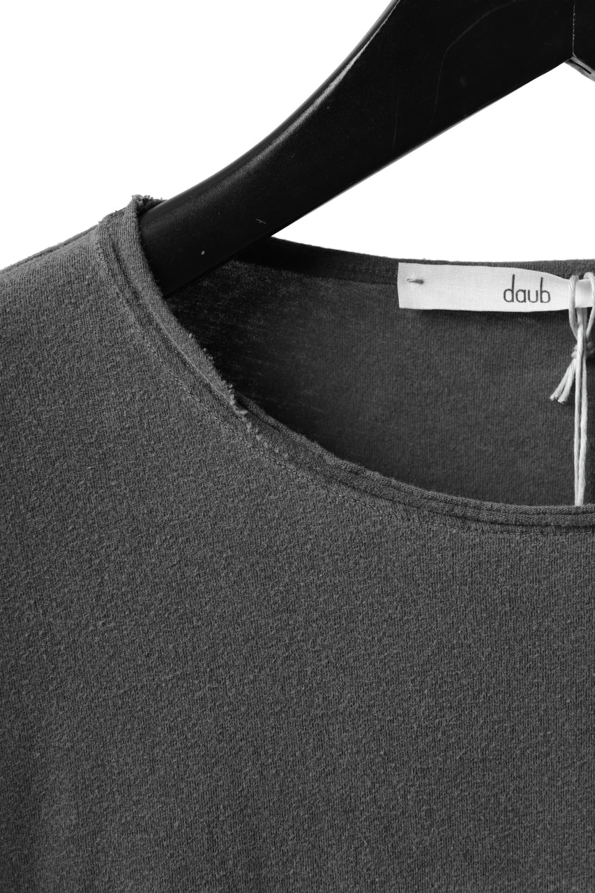 Load image into Gallery viewer, daub CHEST POCKET LONG SLEEVE CUT SEWN / COLD DYED JERSEY (GREY)