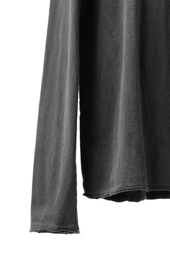 Load image into Gallery viewer, daub CHEST POCKET LONG SLEEVE CUT SEWN / COLD DYED JERSEY (GREY)