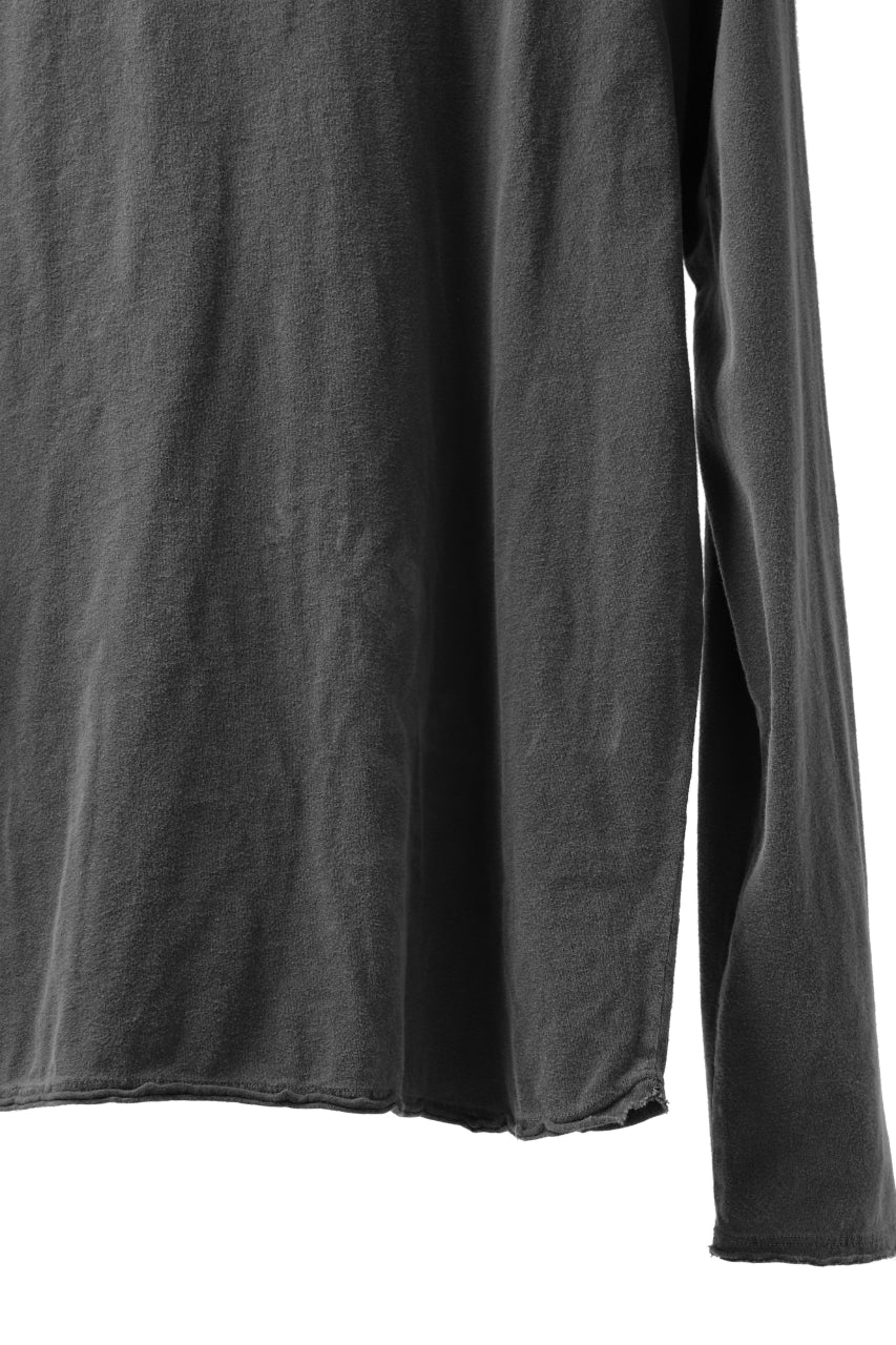 Load image into Gallery viewer, daub CHEST POCKET LONG SLEEVE CUT SEWN / COLD DYED JERSEY (GREY)