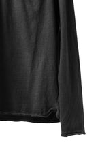 Load image into Gallery viewer, daub CHEST POCKET LONG SLEEVE CUT SEWN / COLD DYED JERSEY (DARK GREY)