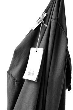 Load image into Gallery viewer, daub CHEST POCKET LONG SLEEVE CUT SEWN / COLD DYED JERSEY (DARK GREY)