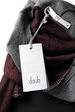 Load image into Gallery viewer, daub ERGONOMIC LONG SLEEVE KNIT SEWN / KNOTTING DOUBLE FACE (OFF RED)