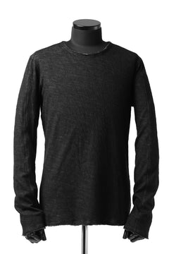 Load image into Gallery viewer, daub ERGONOMIC LONG SLEEVE KNIT SEWN / KNOTTING DOUBLE FACE (BLACK)