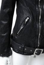 Load image into Gallery viewer, ISAMU KATAYAMA BACKLASH DOUBLE BREASTED JACKET / DOUBLE-SHOULDER OBJECT DYED (BLACK)