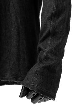 Load image into Gallery viewer, daub ERGONOMIC LONG SLEEVE KNIT SEWN / KNOTTING DOUBLE FACE (BLACK)