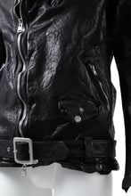 Load image into Gallery viewer, ISAMU KATAYAMA BACKLASH DOUBLE BREASTED JACKET / DOUBLE-SHOULDER OBJECT DYED (BLACK)