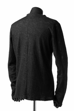 Load image into Gallery viewer, daub ERGONOMIC LONG SLEEVE KNIT SEWN / KNOTTING DOUBLE FACE (BLACK)