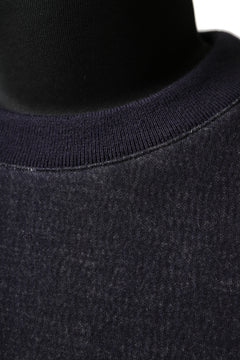 Load image into Gallery viewer, daub ROUND NECK SWEAT PULL OVER / KNIT JERSEY (NAVY)