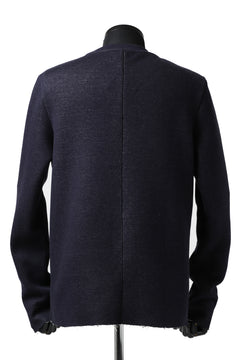Load image into Gallery viewer, daub ROUND NECK SWEAT PULL OVER / KNIT JERSEY (NAVY)