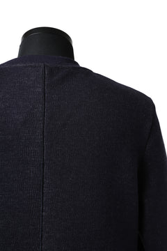 Load image into Gallery viewer, daub ROUND NECK SWEAT PULL OVER / KNIT JERSEY (NAVY)