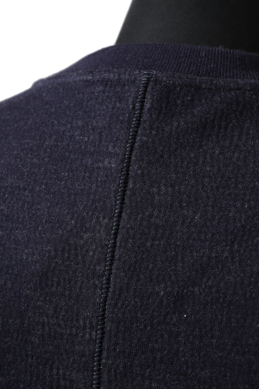 Load image into Gallery viewer, daub ROUND NECK SWEAT PULL OVER / KNIT JERSEY (NAVY)
