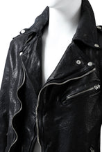 Load image into Gallery viewer, ISAMU KATAYAMA BACKLASH DOUBLE BREASTED JACKET / DOUBLE-SHOULDER OBJECT DYED (BLACK)