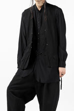画像をギャラリービューアに読み込む, KLASICA TOPOL BEADS NECKLACE / ONYX+SILVER (MAT BLACK)