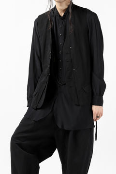 画像をギャラリービューアに読み込む, KLASICA TOPOL BEADS NECKLACE / ONYX+SILVER (MAT BLACK)