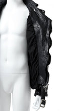 Load image into Gallery viewer, ISAMU KATAYAMA BACKLASH DOUBLE BREASTED JACKET / DOUBLE-SHOULDER OBJECT DYED (BLACK)