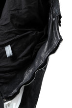 Load image into Gallery viewer, ISAMU KATAYAMA BACKLASH DOUBLE BREASTED JACKET / DOUBLE-SHOULDER OBJECT DYED (BLACK)