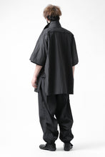画像をギャラリービューアに読み込む, Y's.... WRINKLE TEXTURE TACTICAL PANTS (BLACK)