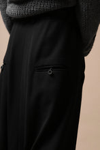 画像をギャラリービューアに読み込む, SOSNOVSKA exclusive CLOWN STYLE PANTS / WOOL STRETCH (BLACK)