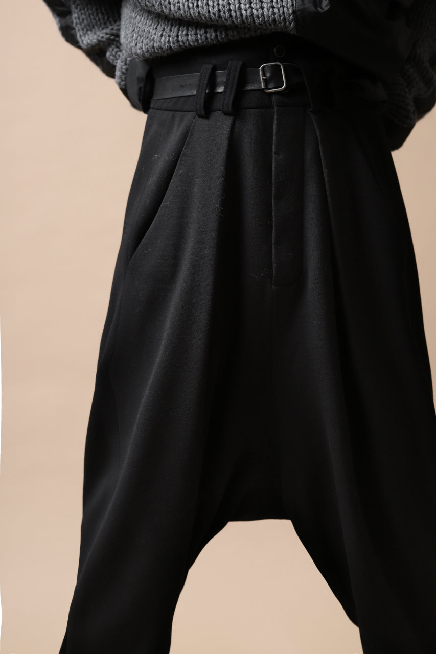 画像をギャラリービューアに読み込む, SOSNOVSKA exclusive CLOWN STYLE PANTS / WOOL STRETCH (BLACK)