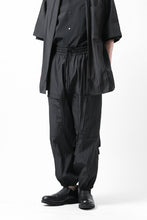 画像をギャラリービューアに読み込む, Y's.... WRINKLE TEXTURE TACTICAL PANTS (BLACK)