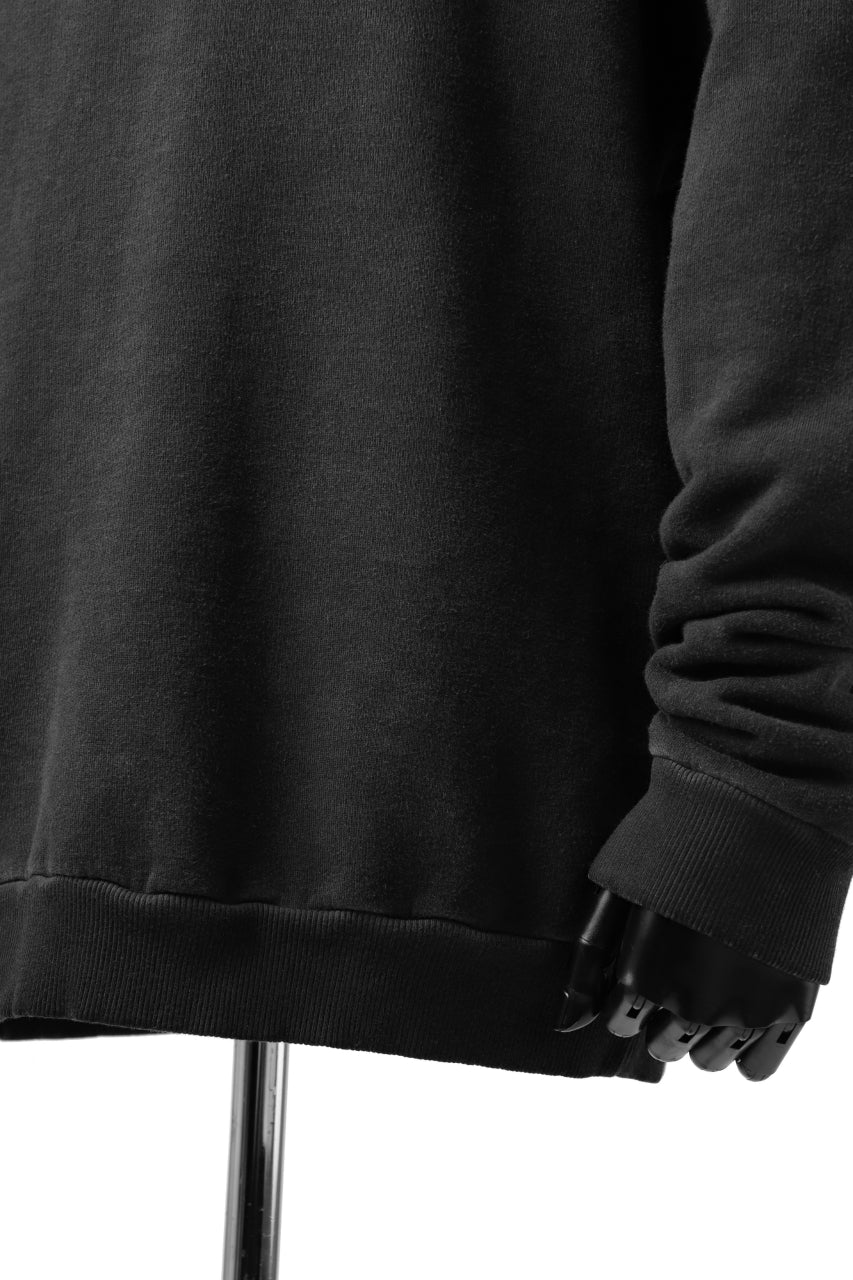 Load image into Gallery viewer, daub exclusive HOODED SWEAT PULL OVER / COLD DYED JERSEY (DARK GREY)