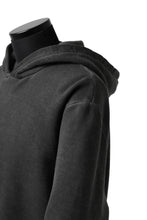 Load image into Gallery viewer, daub exclusive HOODED SWEAT PULL OVER / COLD DYED JERSEY (DARK GREY)