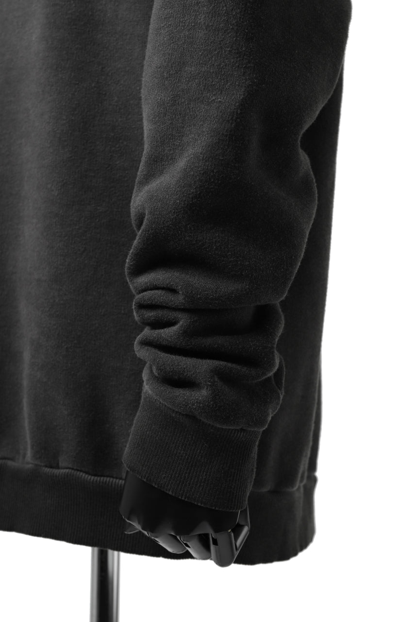 Load image into Gallery viewer, daub exclusive HOODED SWEAT PULL OVER / COLD DYED JERSEY (DARK GREY)