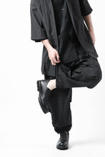 画像をギャラリービューアに読み込む, Y's.... WRINKLE TEXTURE TACTICAL PANTS (BLACK)