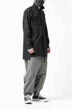 画像をギャラリービューアに読み込む, Y's LOOSEY WORK SHIRT / AIR-TUMBLED COTTON (BLACK)