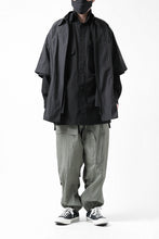 画像をギャラリービューアに読み込む, Y's LOOSEY WORK SHIRT / AIR-TUMBLED COTTON (BLACK)