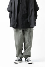 画像をギャラリービューアに読み込む, Y's.... WRINKLE TEXTURE TACTICAL PANTS (KHAKI)