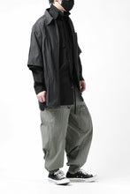 画像をギャラリービューアに読み込む, Y's LOOSEY WORK SHIRT / AIR-TUMBLED COTTON (BLACK)