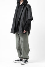 画像をギャラリービューアに読み込む, Y's LOOSEY WORK SHIRT / AIR-TUMBLED COTTON (BLACK)